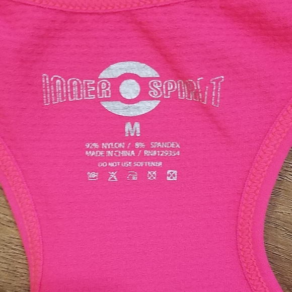 Inner Spirit Racerback Tank Top Hot Pink {Medium} - Picture 3 of 7